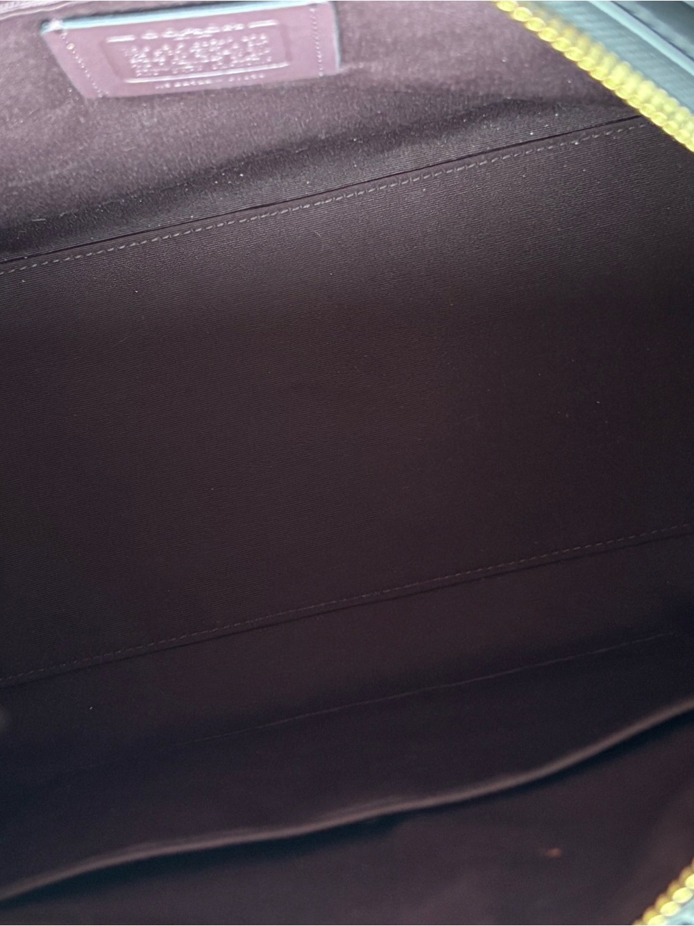 Coach Large Rowan in Walnut/Black/Gold - Picture 7 of 10